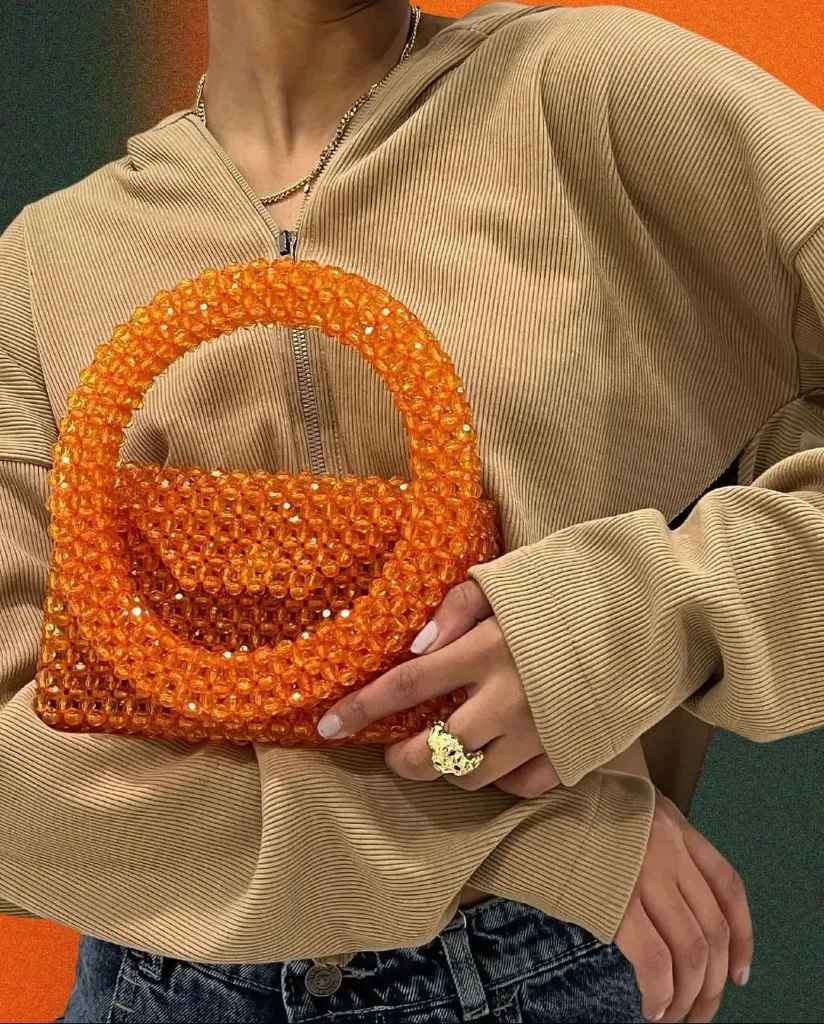 orange breaded bag